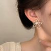 Korean Pearls Flower Earrings