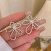 Korean Pearls Flower Earrings