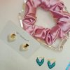 3 Set of Combo 2 Earrings & Scrunchies