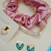 3 Set of Combo 2 Earrings & Scrunchies