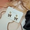 Combo of 3 set bow earrings , scrunchies & bow