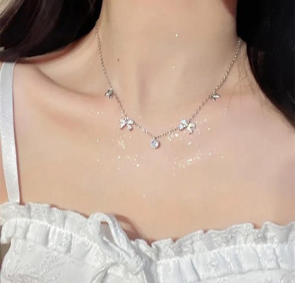 Bow Charms Necklace