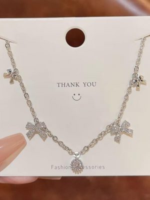 Bow Charms Necklace