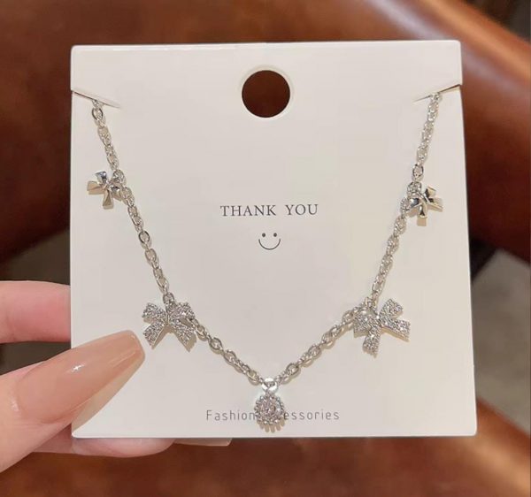 Bow Charms Necklace
