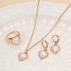 Pearl Heart Jewelry Combo Set