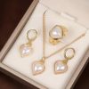 Pearl Heart Jewelry Combo Set
