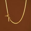 Bow Knot Snake Chain Necklace