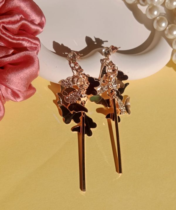 Stellar  Long Earring ( 2 Different Design) 