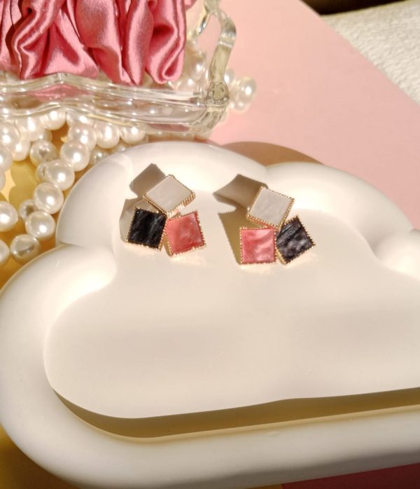 Multi colour Stud Earring