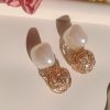 Pearls with Golden Taar Earrings with 4 Different Design
