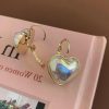 Heart Shape Pearl Earrings