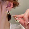 Tulip In Pearl Raund Earrings