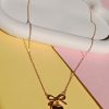 Bow And Heart Necklace